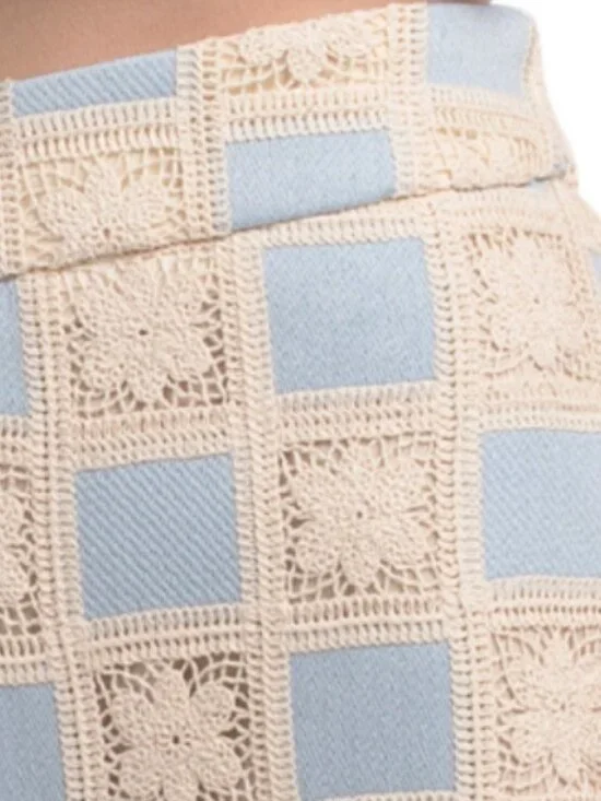 ENGLISH FACTORY Crochet Long Pants - Picture 3 of 4